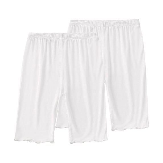 CHEEREAM 2 Pack Girls Shorts Cotton Cartwheel Shorts for Girls Biker Bermuda Under Kids Clothes Bike Toddler Pants Multi-Color