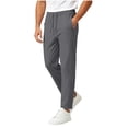 thumbnail image 1 of CHEEREAM Active Pants For Mens Lightweight Drawstring Elastic Waist Drawstring Athletic Trousers with Pocket Slim Fit Sports Running Casual, 1 of 6