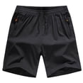 thumbnail image 1 of CHEEREAM Athletic Shorts For Kids Youth Active Pull On Adjustable Waisted Sweat Shorts Brethable Summer Bottom For Boys With Drawstring And Side Zippper Pockets, 1 of 5