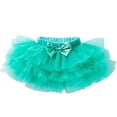 thumbnail image 1 of CHEEREAM Baby Girls Rainbow Flower Tulle Princess Skirt Toddler Bow Front Tutu Girls Clothes Size 0-24Months, 1 of 9