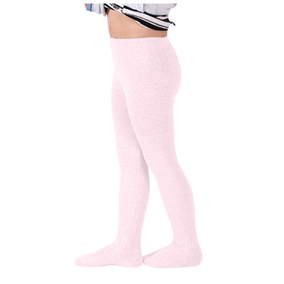 CHEEREAM Baby Girls Tights Toddler Seamless Leggings Pantyhose Knit Cotton Stockings for Girls 0-12 Years