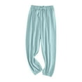 thumbnail image 1 of CHEEREAM Baby Long 𝐁loomers Soft Slub Cotton Harem Pants for Boys Girls Soild Elastic Casual Joggers Dance Pants, 1 of 5