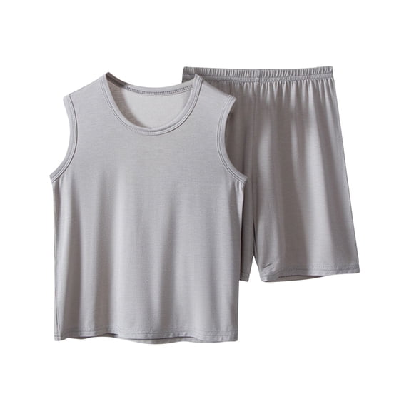 CHEEREAM Boys Girls Summer Clothing Sets Sleeveless Tank Tops and Shorts Cute 2 Piece Outfits 2-16 Years