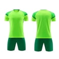 thumbnail image 1 of CHEEREAM Football Jerseys Sets for Boys Short Sleeve Crew Neck Fitness Shirts & Shorts Kids 2 Piece Sports Uniform Soccer Training Active Workout Outfits, 1 of 6