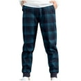 thumbnail image 1 of CHEEREAM Gig Boy Plaid Thin Sweatpants Kids Sport Jogger Casual Active Playwear Sweats Pants for 8-14 Years, 1 of 4