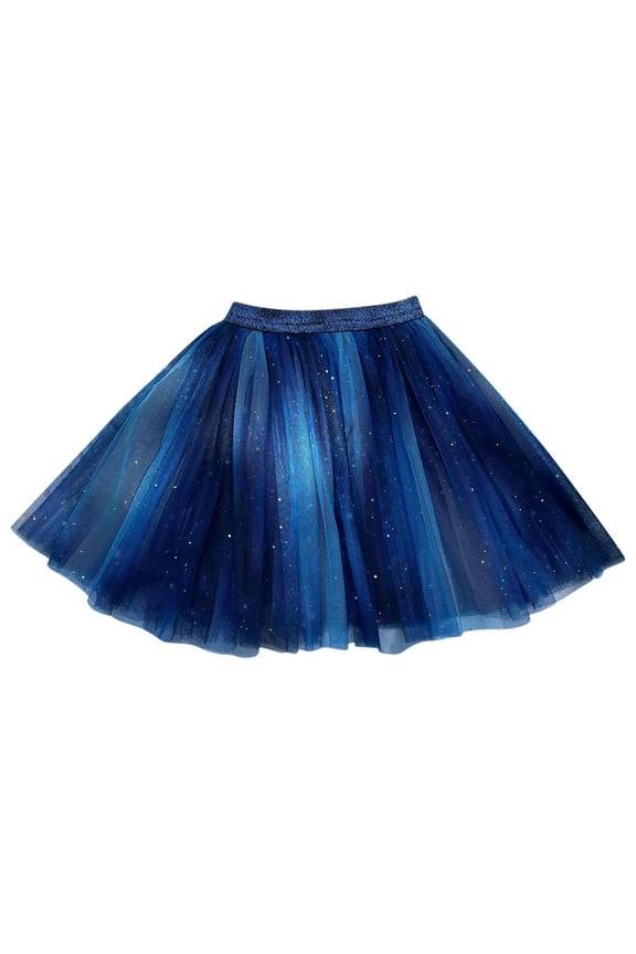 Girls Birthday Tutu Dress Mermaid Tutus Soft Pom Tulle Dress for Toddler Girl Size 2-12T