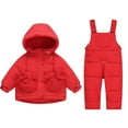thumbnail image 1 of CHEEREAM Girls' Heavyweight Insulated Snowsuit Toddlers Essential Winter Wear for Cozy Outdoor Size 3Months-4Years, 1 of 8
