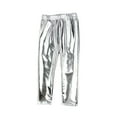 thumbnail image 1 of CHEEREAM Kids Girls Boys Shiny Metallic Dance Harem Pants Stretchy Jogger Pants Jazz Hip Hop Street Dancewear 2-11 Years, 1 of 5