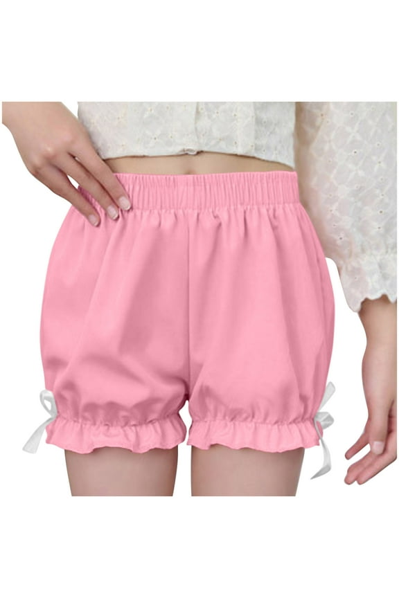 Little Big Girls Lace Ruffles Boyshort Panties Dance Bloomers Booty Shorts Frilly Pettipants for 4-16T