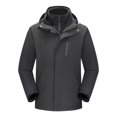 thumbnail image 1 of CHEEREAM Men's 3 in 1 Waterproof Ski Jackets Warm Winter Insulated Snow Coat Mountain Windbreaker Hooded Raincoat Fleece Jacket Black M, 1 of 6