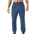 thumbnail image 1 of CHEEREAM Men's Lightweight Joggers Pants Cargo Hiking Running Athletic Workout Track Pants Travel Golf Sweatpants with Pockets Blue M, 1 of 9