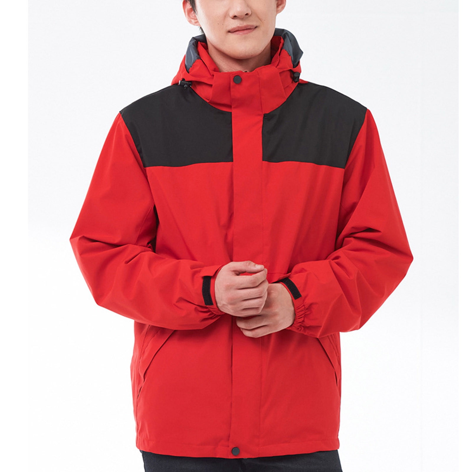 Red Jacket Snow CHEEREAM Men's Ski Jacket 3 in 1 Waterproof Winter Jacket Snow Jacket ...