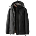 thumbnail image 1 of CHEEREAM Men's Waterproof Ski Jacket Warm Winter Snow Coat Mountain Windbreaker Hooded Raincoat with Pockets Black 4XL, 1 of 7