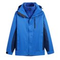 thumbnail image 1 of CHEEREAM Men's Winter Skiing Jackets Waterproof Fleece Coats Insulated Thermal Snowboard Jacket Parka Raincoat with Hood Blue 4XL, 1 of 3