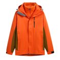 thumbnail image 1 of CHEEREAM Men's Winter Skiing Jackets Waterproof Fleece Coats Insulated Thermal Snowboard Jacket Parka Raincoat with Hood Orange M, 1 of 3