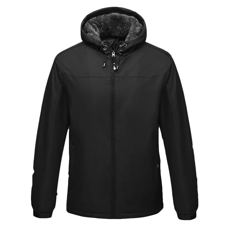 CHEEREAM Men's Work Coat Washed Duck Fleece Lined Waterproof