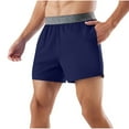 thumbnail image 1 of CHEEREAM Men's Workout Running Shorts Quick Dry Active 5 Inches Shorts with Pockets Lightweight Breathable Navy M, 1 of 8