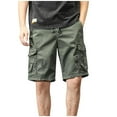 thumbnail image 1 of CHEEREAM Mens Army Tactical Military Cargo Shorts Drawsting Waist Work Fishing Camping Shorts with Mulit Pockets Army Green S, 1 of 8
