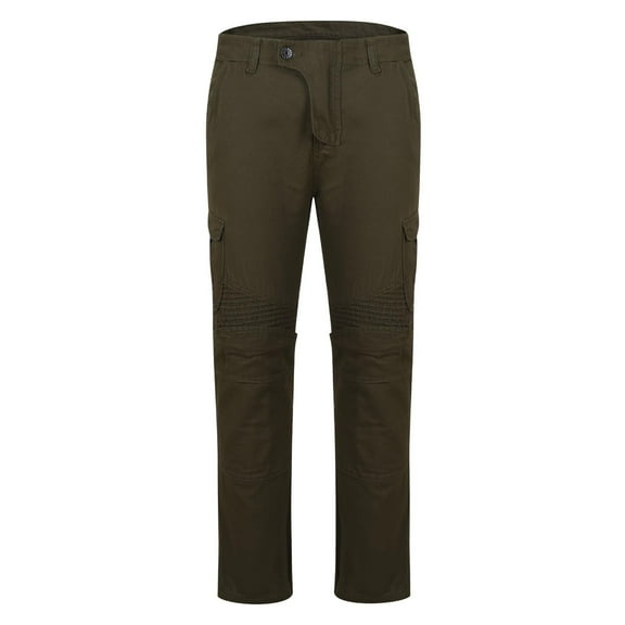 CHEEREAM Mens Motorcycle Pants Motorbike Riding Denim Jeans Biker Motocross Pants with CE Removable Armored for Men Army Green XXL