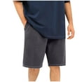 thumbnail image 1 of CHEEREAM Mens Sweat Shorts with Pockets Cotton Knit Lounge Jogger Athletic Short Pants Drawstring Elastic Waist Gray S, 1 of 7