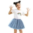 thumbnail image 1 of CHEEREAM Soft Plaid Tulle Tutu Skirt for Toddlers Girls Elastic Waist Princess Dress Up Size 2-14 Years, 1 of 6