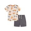 CHEEREAM Toddler Boy Summer Short Clothes Sets Cotton Crewneck Tees Shorts Beach Playwear Outfits