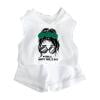 CHEEREAM Toddler Girl Clothes Summer Outfits Cute Cartoon Hoodie Sleeveless Tank Tops and Shorts Set with Pockets 2 Piece Clothing Set 2-8T