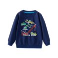 thumbnail image 1 of CHEEREAM Toddler Kids Boy Cotton Crewneck Long Sleeve Sweatshirt Truck Print Pullover Tops Clothing 1-7 Years, 1 of 4