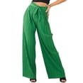 thumbnail image 1 of CHEEREAM Womens Baggy Cargo Pants For Womens Athletic Straight Wide Leg High Waisted Pull On Sweat Trousers With Decorative Drawstring Summer Sport Bottom Active Lightweight Breable, 1 of 6