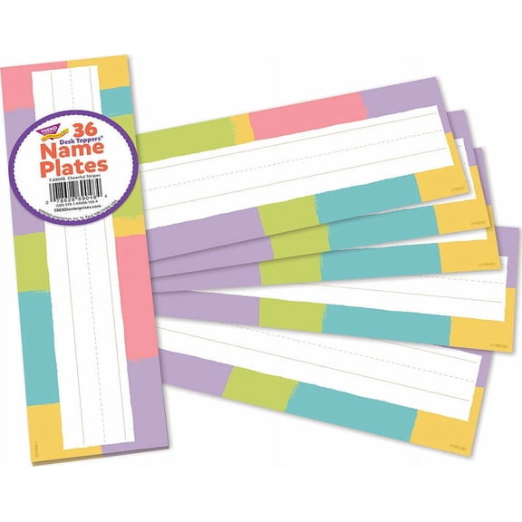 CHEERFUL STRIPES NAMEPLATES
