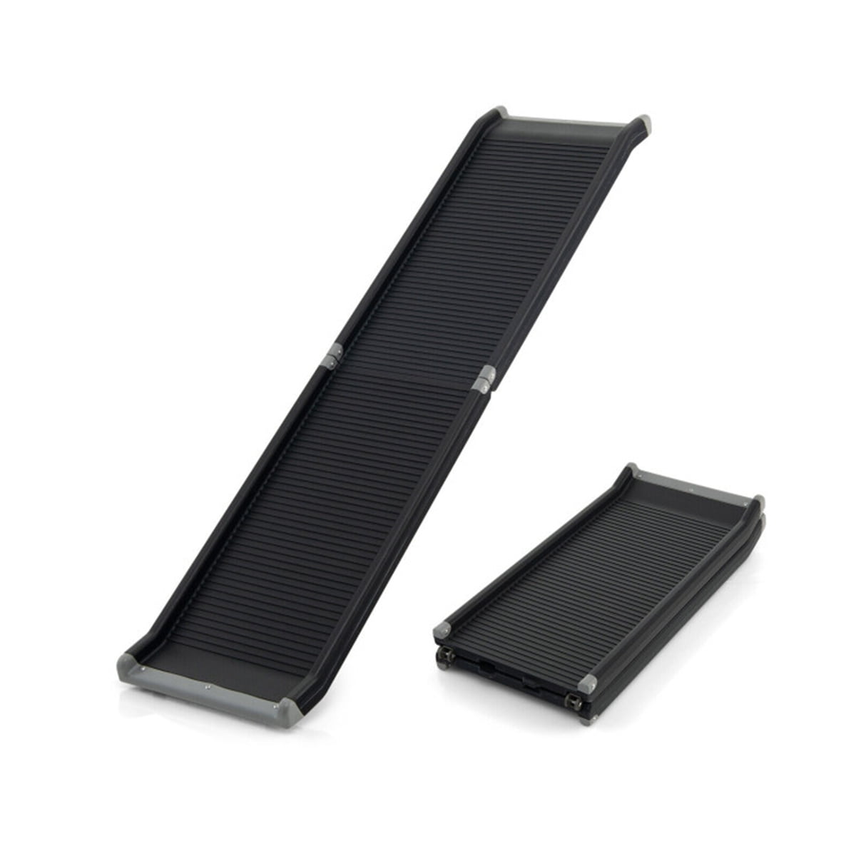 CHEERFUN 63'' Pet Ramp, Upgrade Folding Portable Dog Ramp with Steel Frame for Cars and SUVs