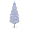 thumbnail image 1 of CHEERFUN 7 FT Pre-lit Artificial Fiber Optic Christmas Tree with Star Topper, 280 Branch Tips, White, 1 of 8