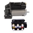 thumbnail image 1 of CHEERFUN Air Suspension Compressor Pump & Valve Block for Mercedes-Benz GL ML Class 1643200304 2123200358, 1 of 7