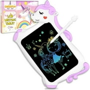 CHEERFUN LCD Writing Tablet for Kids Christmas Gift, 10 Inch Doodle Board Unicorn Toys for Girls