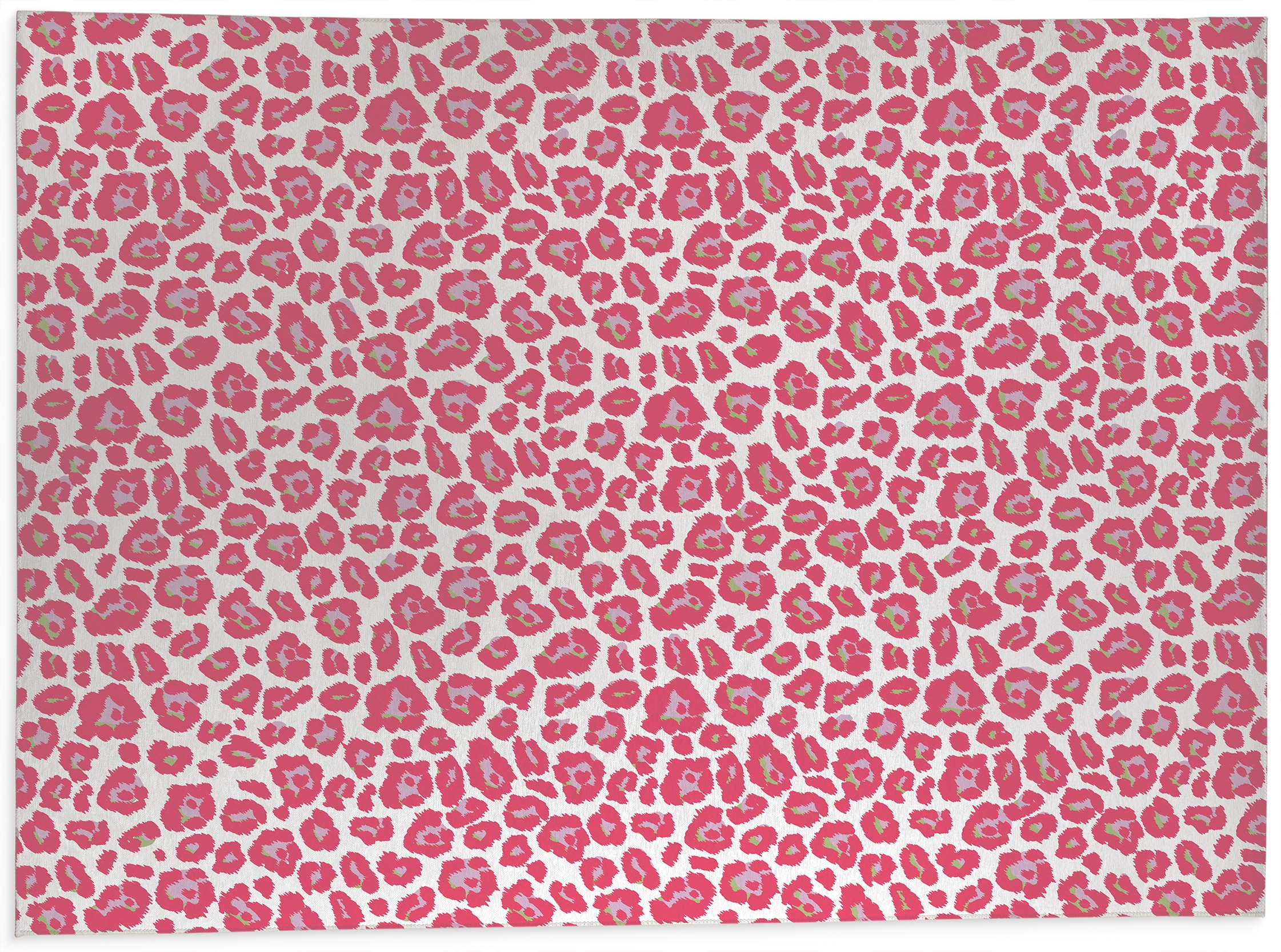 Coffee Pink Pattern Print Floor Mat main image 0