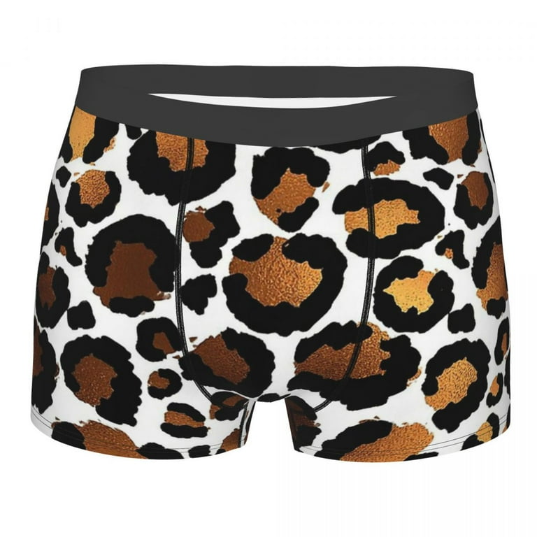 CHEETAH LEOPARD PRINT SAFARI Animal Skin Simulation Underpants Homme Panties Men s Underwear Ventilate Shorts Boxer Briefs
