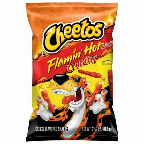 CHEETOS CRUNCHY FLAMIN HOT 2.875OZ (3 Pack)