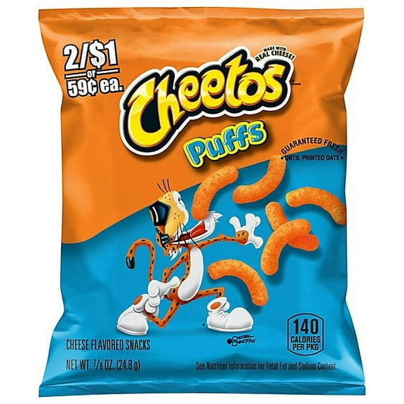 CHEETOS Snacks Cheese Flavored Puffs - 0.875 Oz