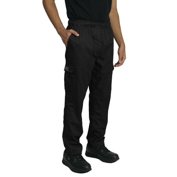 Chef Code Modern Fit Tactical Inspired Chef Pants with Zipper Fly and Cargo Pockets