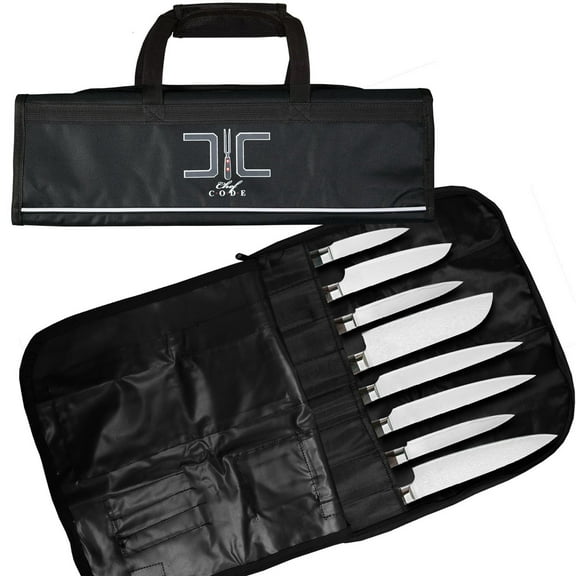 CHEF CODE Chef Knife Bag, Roll Bag for Kitchen Knife Storage