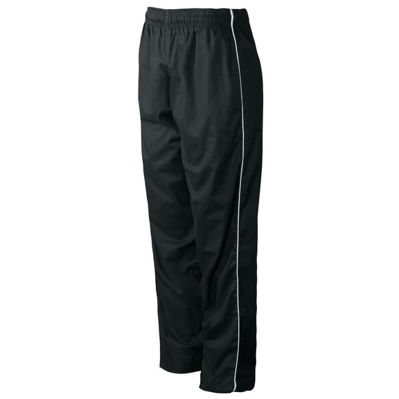 CHEF CODE Chef Pants, Classic Baggy with Elastic Waist and Drawstring, Black, 2XL