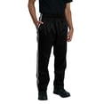 thumbnail image 1 of Chef Code Classic Baggy Chef Pants with Elastic Waist and Drawstring, Black, XS, 1 of 5