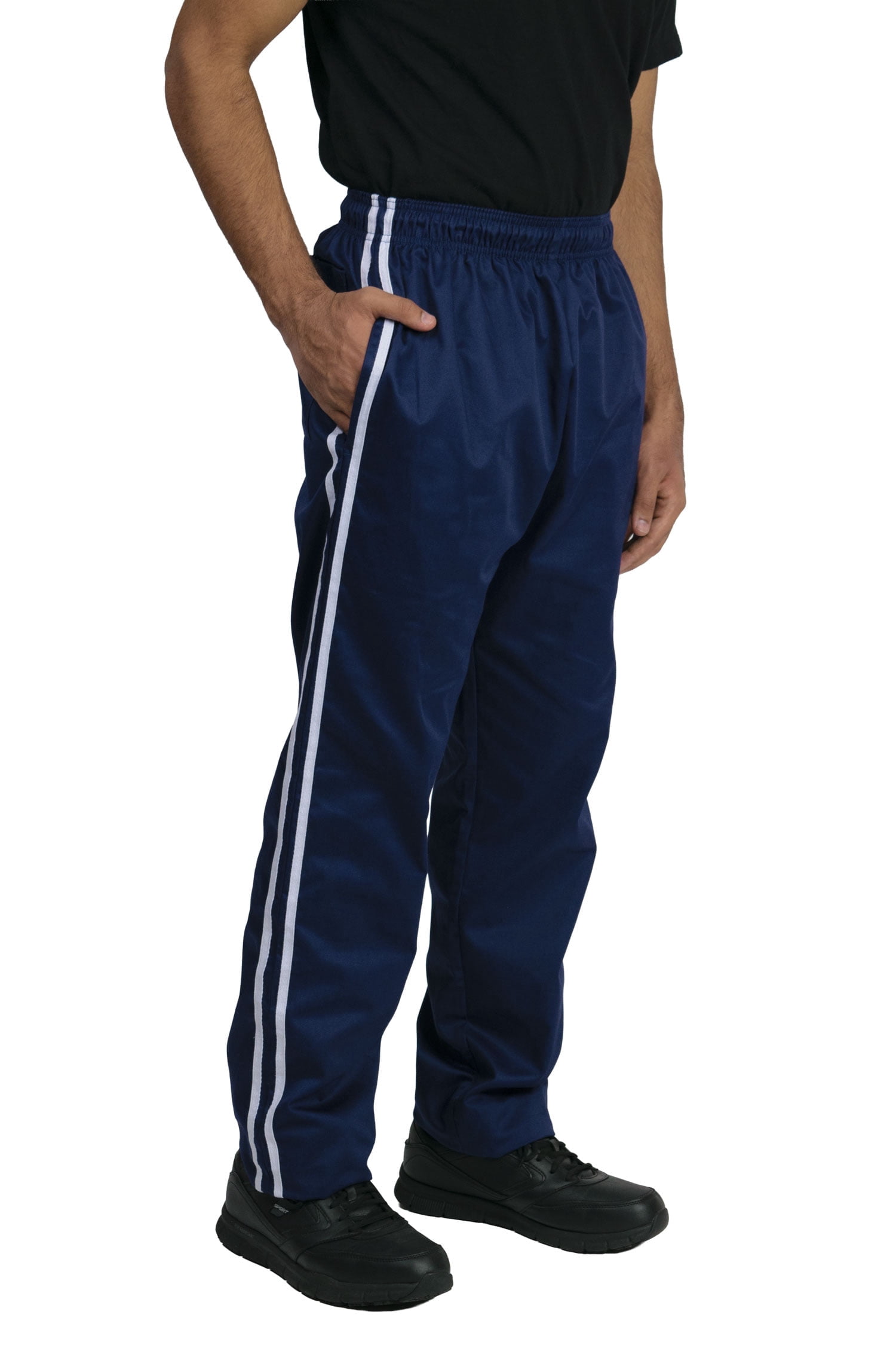 Chef Code Pants Chef Code Classic Baggy Chef Pants with Elastic Waist and Drawstring ...