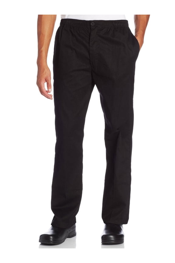 Classic Trouser Chef Pants, Button Front Closure, Zipper Fly CC225