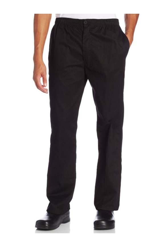 Classic Trouser Chef Pants, Button Front Closure, Zipper Fly CC225