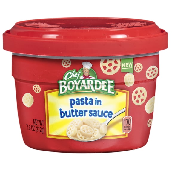 Chef Boyardee Pasta in Butter Sauce Microwavable Cup, 7.5 oz