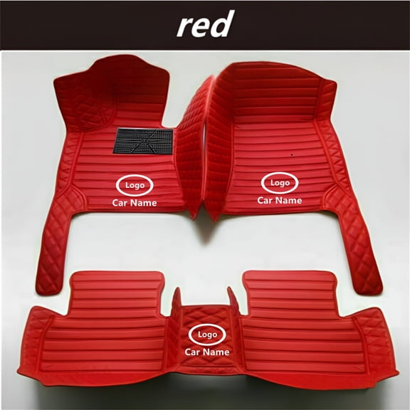 CHEFEITE Custam Car Liners Floor Mats Full Set For  Acura ILX  DE 2013-2022 Year Car Floor Mats 3D All-Weather  Front & Rear Liner Leather Waterproof
