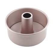 CHEFMADE Angel Food Cake Pan, 6-inch with Removable Loose Bottom Non-Stick Chiffon Tube Pan for Oven and Instant Pot Baking Champagne Gold