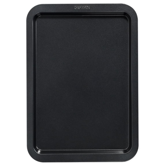 CHEFMADE Baking Sheet Pan, 13-inch Non-Stick Carbon Steel Rimmed Cookie Sheet Pan Bakeware, 9.3" x 13.4" x 0.7"(Black)