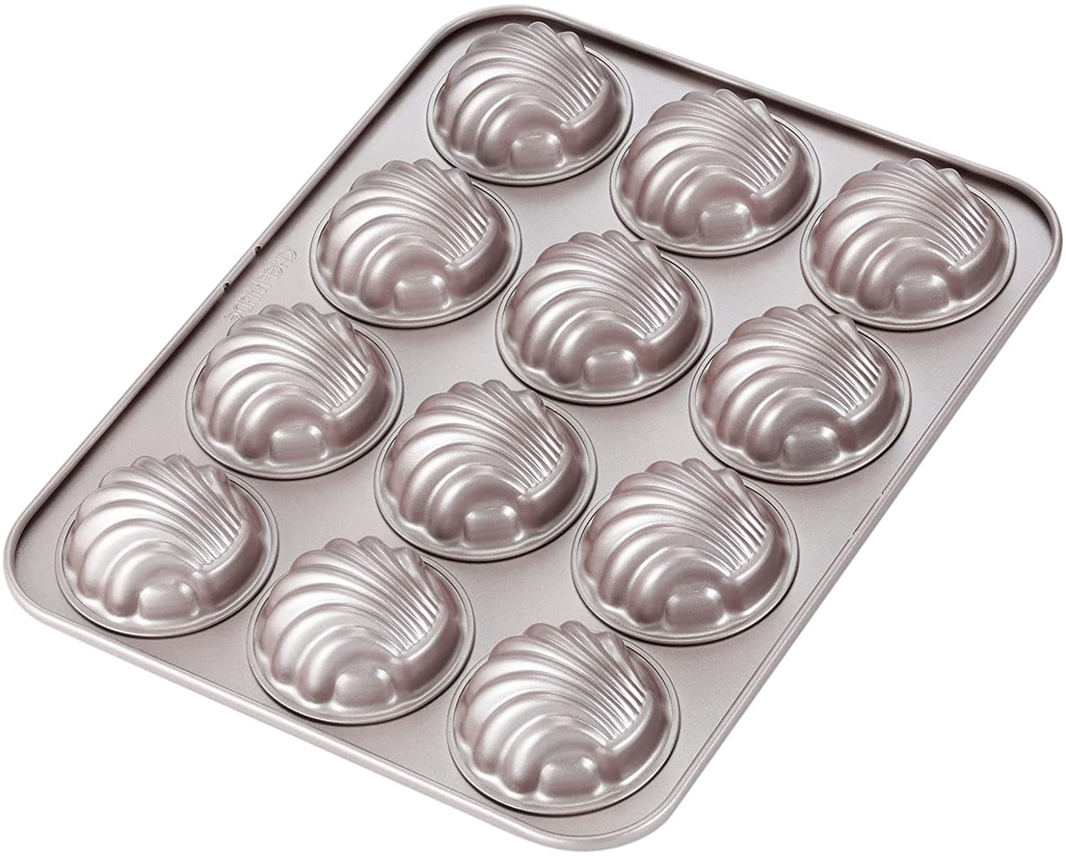 CGGYYZ 2 Pack Madeleine Pans for Baking, 12 Cavity Heavy Duty